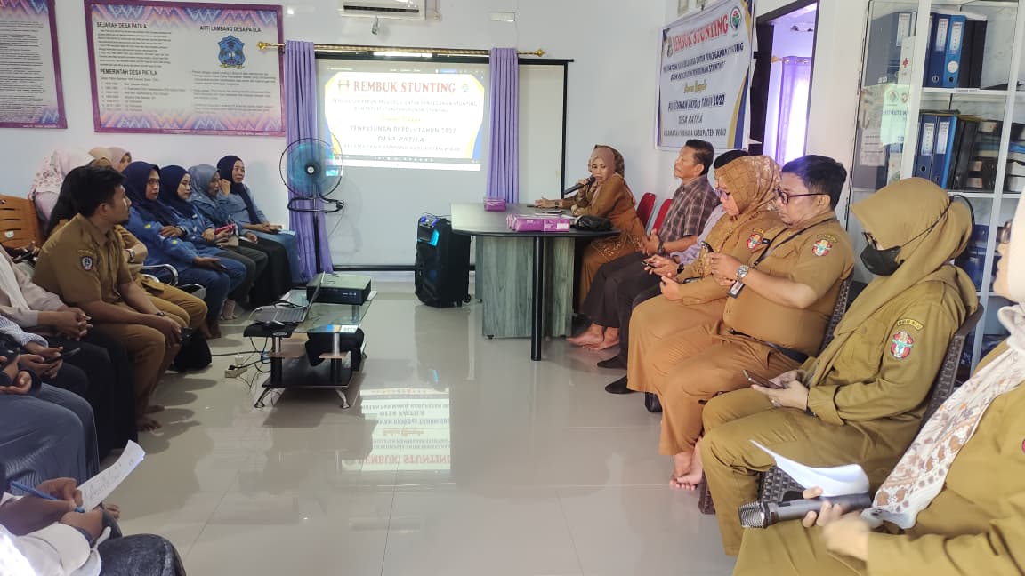 BPD Desa Patila Gelar Rembuk Stunting untuk Penyusunan RKPDes Tahun 2027